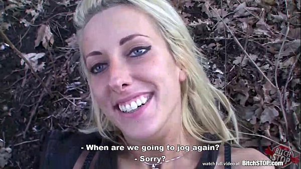 Bitch STOP – Joana White get fucked in the park