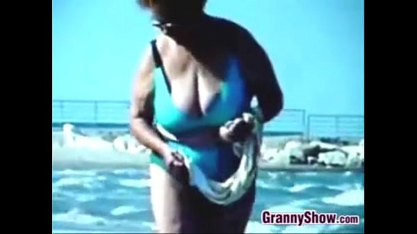 Russian Grandmothers Out At The Beach