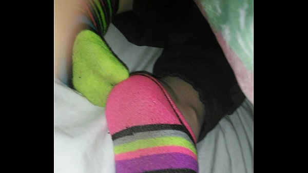 sleeping footjob