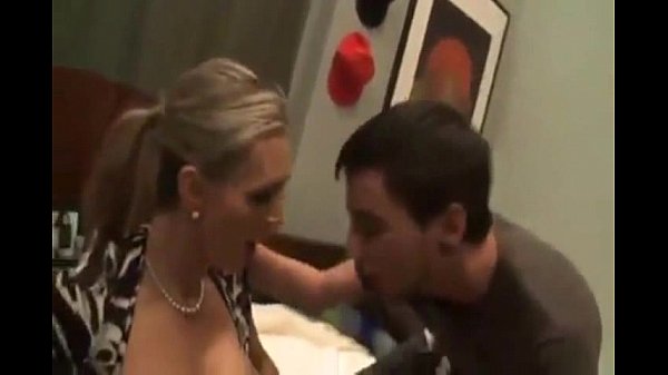 Mom fucks masturbating son