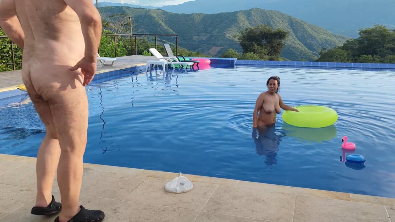 HOT SEX IN THE NUDIST CAMP WITH ADAMANDEVE AND LUPO