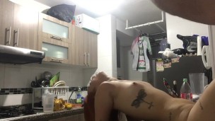 Delicious fuck of my stepfather’s cock