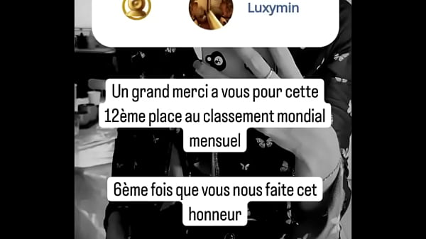 Fierté maximale !12eme au classement Cam4 FR Merci à vous les coquins et en avant pour le mois de Mai, venez nomb …